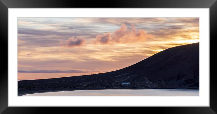 Clouds at dawn over Tejita Tenerife Framed Mounted Print by Phil Crean
