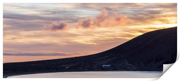 Clouds at dawn over Tejita Tenerife Print by Phil Crean