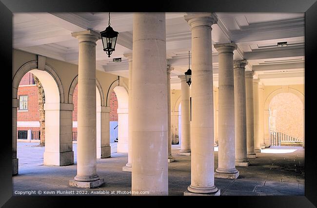The Cloisters next to Temple Church London Framed Print by Kevin Plunkett
