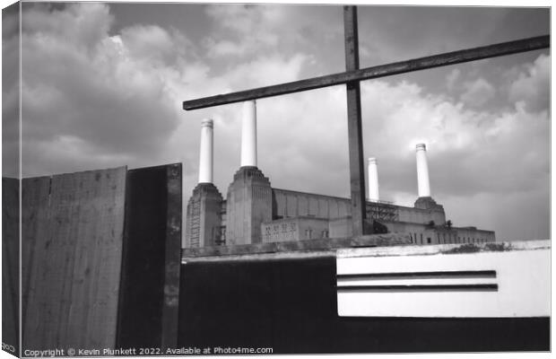 Battersea Power Station. London. England. Canvas Print by Kevin Plunkett