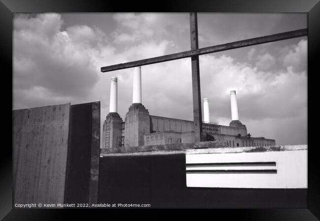 Battersea Power Station. London. England. Framed Print by Kevin Plunkett