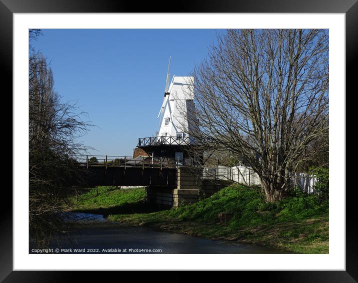 Rye Windmill on the River Tillingham Framed Mounted Print by Mark Ward