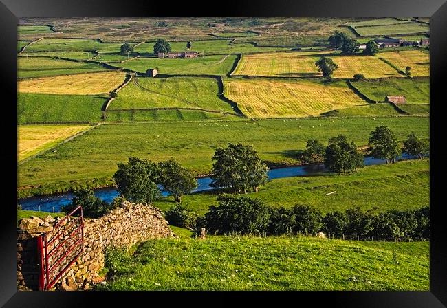 Yorkshire Dales Landscape Framed Print by Martyn Arnold