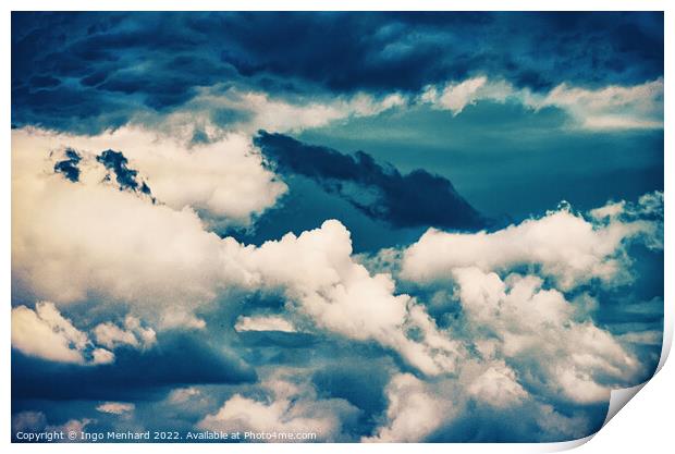 Sea of clouds Print by Ingo Menhard