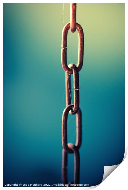 Chained life Print by Ingo Menhard