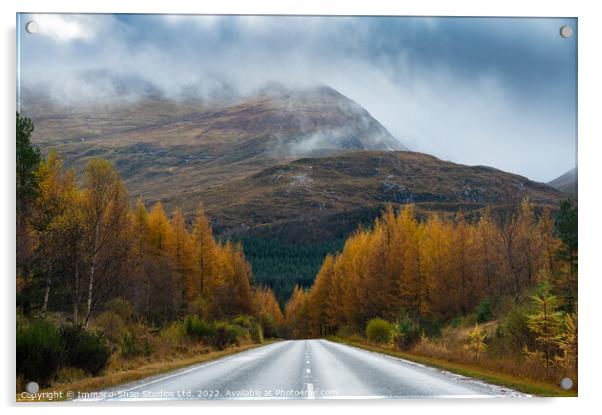 The Road To Ben Nevis Acrylic by Storyography Photography
