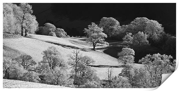 Beacons Frost Print by Creative Photography Wales