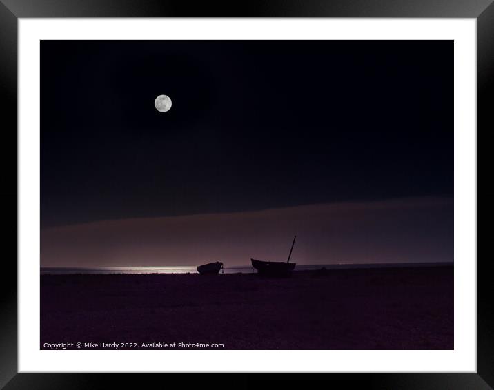 Give me the moonlight Framed Mounted Print by Mike Hardy