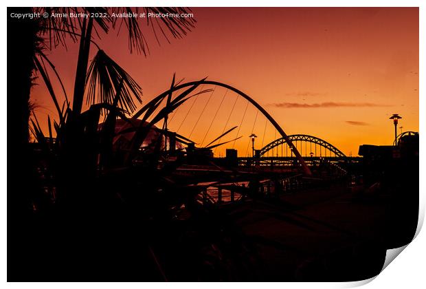 Bridges at sunset  Print by Aimie Burley