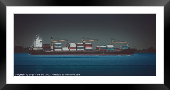 Cargo Framed Mounted Print by Ingo Menhard