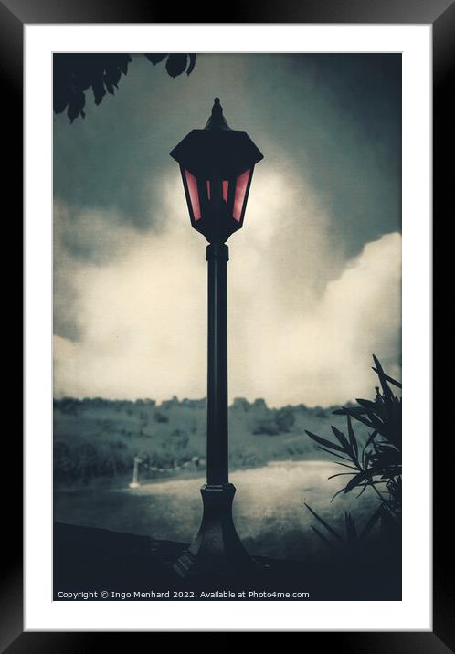 Angry in the dark Framed Mounted Print by Ingo Menhard