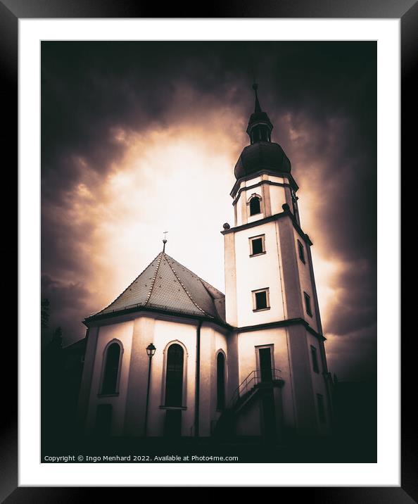 Maria Himmelfahrt church Framed Mounted Print by Ingo Menhard