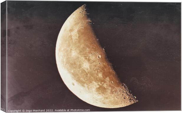 To the moon ... Canvas Print by Ingo Menhard