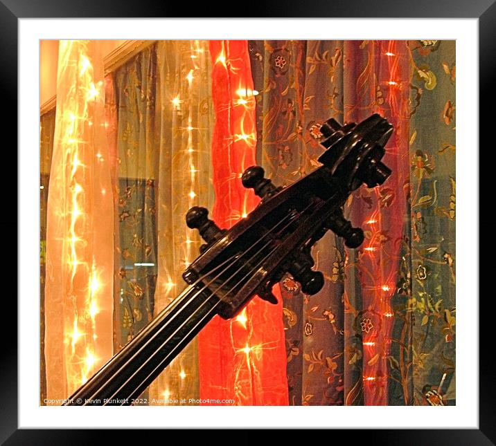 Double Base Headstock Framed Mounted Print by Kevin Plunkett