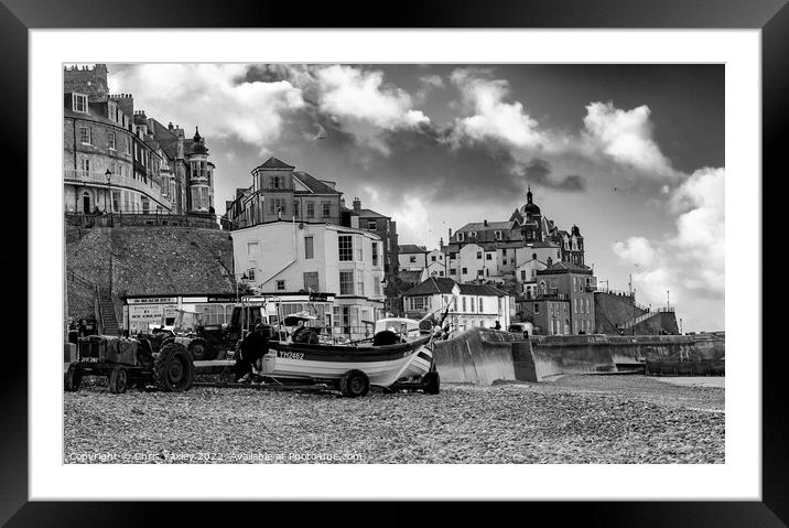The seaside town of Cromer, North Norfolk Coast  Framed Mounted Print by Chris Yaxley