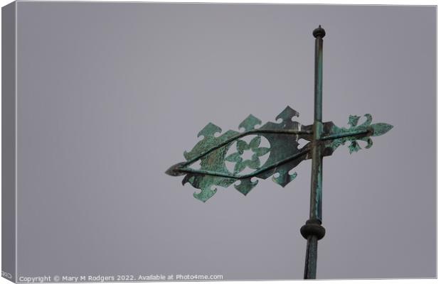 Weathervane Canvas Print by Mary M Rodgers