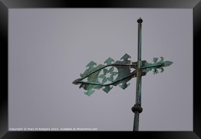 Weathervane Framed Print by Mary M Rodgers