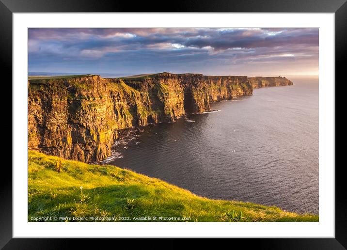 The Majestic Cliffs of Moher Ireland Framed Mounted Print by Pierre Leclerc Photography