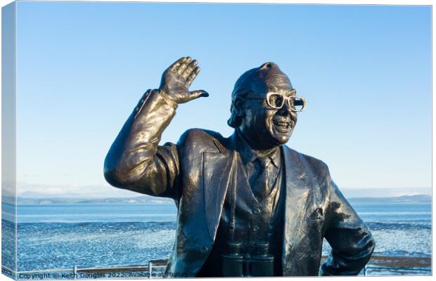 The Eric Morecambe Statue Canvas Print by Keith Douglas