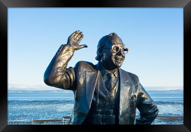 The Eric Morecambe Statue Framed Print by Keith Douglas