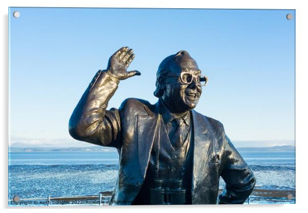 The Eric Morecambe Statue Acrylic by Keith Douglas