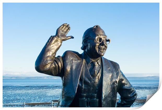 The Eric Morecambe Statue Print by Keith Douglas