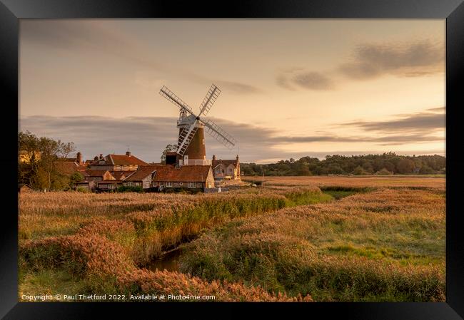 Cley Mill Framed Print by Paul Thetford