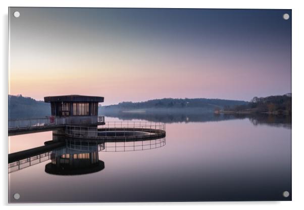 Ardingly Reservoir, West Sussex Acrylic by Mark Jones
