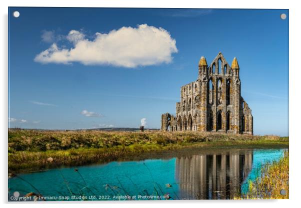 Whitby Abbey Acrylic by Storyography Photography