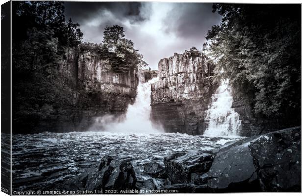 High Force Falls Canvas Print by Storyography Photography