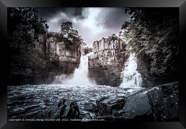 High Force Falls Framed Print by Storyography Photography