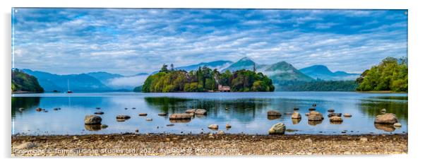 Derwentwater Vista Acrylic by Storyography Photography