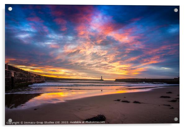 Seaham Sunrise Acrylic by Storyography Photography