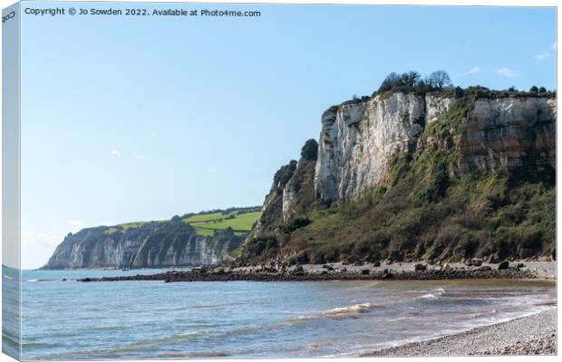 Seaton Hole Canvas Print by Jo Sowden
