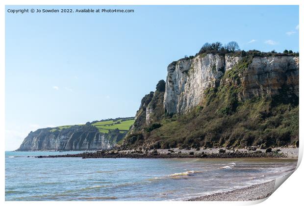 Seaton Hole Print by Jo Sowden