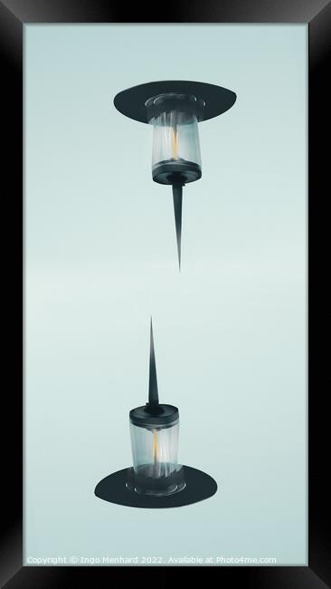 The spike lamp paradox Framed Print by Ingo Menhard