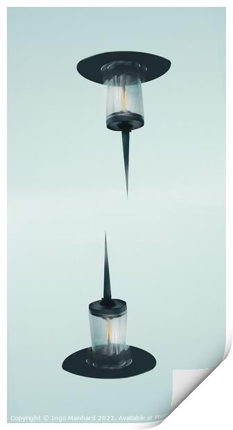The spike lamp paradox Print by Ingo Menhard