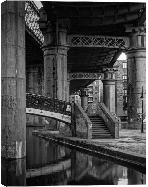 Under the tracks Canvas Print by David McCulloch