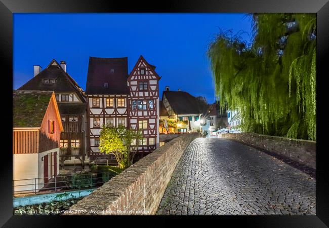 ULM Idyllic German Old Town Framed Print by Melanie Viola