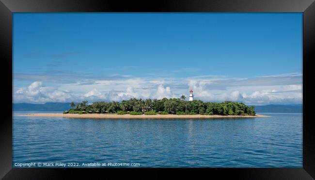 Low Island a Summer Paradise, Great Barrier Reef,  Framed Print by Mark Poley
