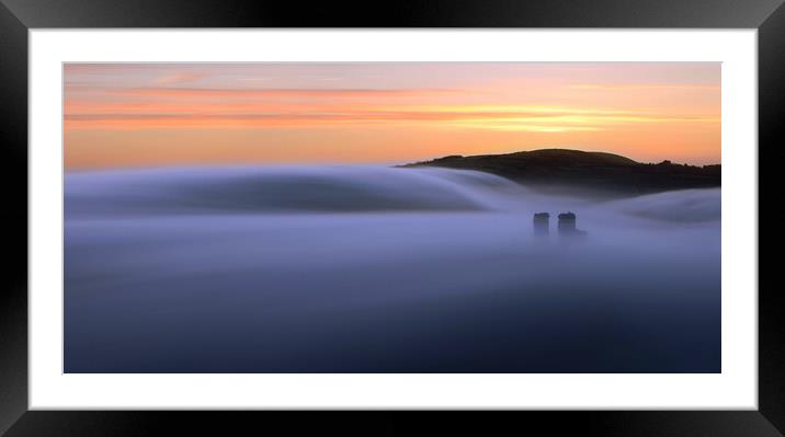 Turret Tips - Panoramic Crop Framed Mounted Print by David Neighbour