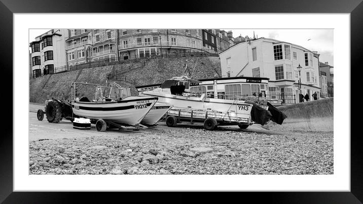 The seaside town of Cromer, North Norfolk Coast Framed Mounted Print by Chris Yaxley