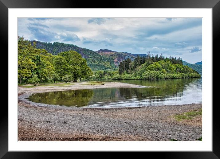Majestic View of Derwentwater Framed Mounted Print by Martin Day