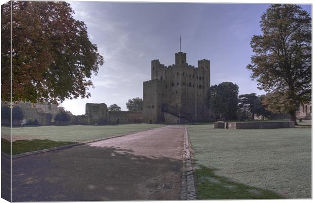 Rochester Castle Canvas Print by David French