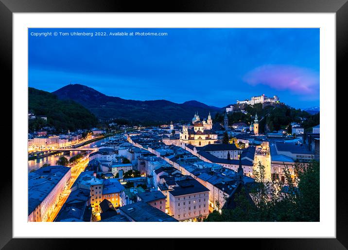 SALZBURG 03 Framed Mounted Print by Tom Uhlenberg