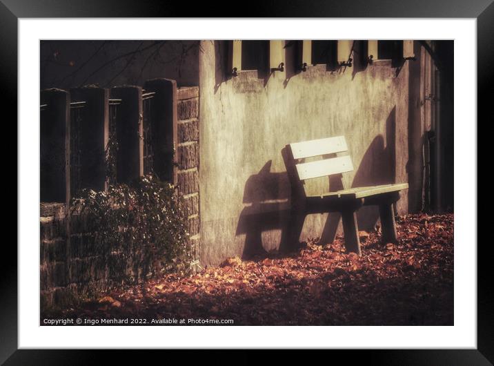 The lonely autumn Framed Mounted Print by Ingo Menhard