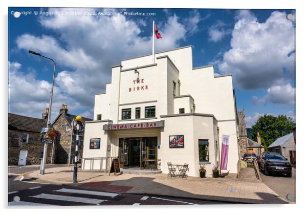 The Birks Cinema in Aberfeldy, Perthshire Acrylic by Angus McComiskey