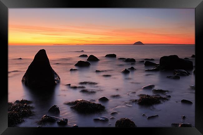 West coast Sunset Framed Print by Grant Glendinning