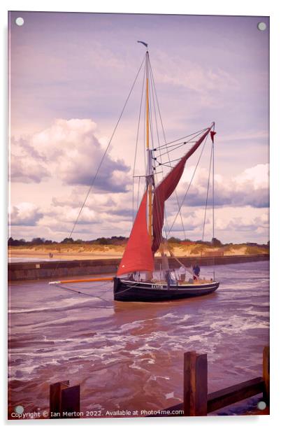 Boat Trip Acrylic by Ian Merton