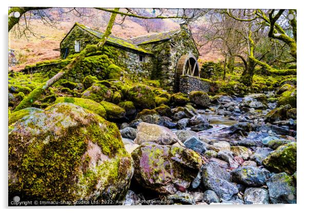 The Old Watermill Acrylic by Storyography Photography